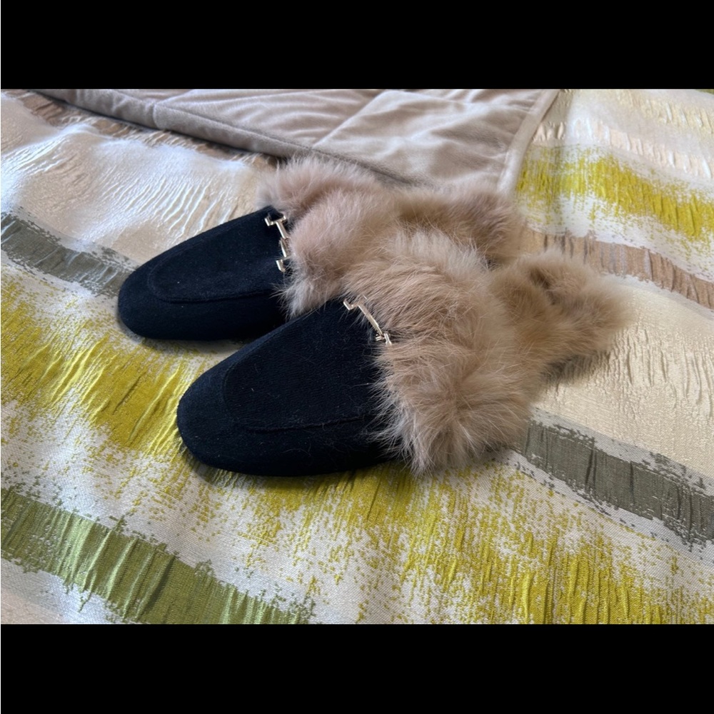 Fur mules